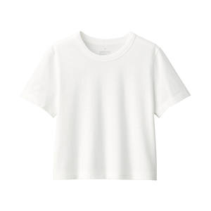 Camiseta de Manga Corta para Mujer, Cuello Redondo, Personalizable con Logotipo, Lisa, de Poliéster y Elastano, 200 g/m², Estilo Deportivo Informal, Venta al Por Mayor, 2026 - Product Image 2