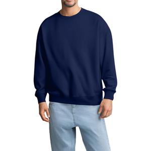 2025 sudaderas para hombres pulóver sudaderas para hombres cuello redondo manga larga Patchwork manga larga cálido suéteres delgados - Product Image 2