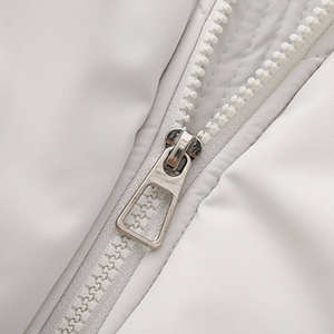 Abrigos Acolchados con Capucha y Cuello de Piel, Chaqueta Acolchada de Moda, Chaquetas de Plumón de Pato Blanco para Mujer, Color Blanco de Invierno - Product Image 4