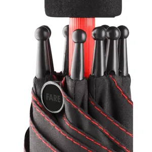 Parapluie à manche coloré durable, gadgets écologiques pour la protection en extérieur - Product Image 3