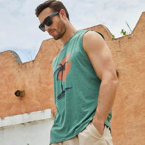 Débardeurs OEM pour hommes Débardeurs de gymnastique Débardeurs Vêtements de sport Stringer Musculation Fitness Hommes Mode Coton personnalisé - Product Image 2