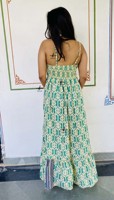Nouveau Design Vintage Floral Longues Robes Vintage Boho Gypsy Hippie Imprimé Femmes Léger Robe Indienne Une Pièce Tenue