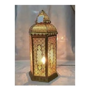 <span class=keywords><strong>Hotel</strong></span> di lusso decorazione da tavolo in metallo rifinito <span class=keywords><strong>oro</strong></span> portacandele e lanterne per proiettori e alberghi - Product Image 4