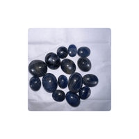 Saphir bleu étoilé naturel de qualité supérieure en gros, cabochon de 18 à 25 mm environ. Formes et tailles variées pour la fabrication de bijoux