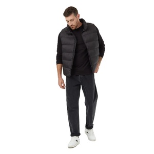 2025 hiver hommes femmes décontracté gilet couleur unie fermeture éclair chaud veste respirant épaissir sans manches conception lavé Technique - Product Image 6