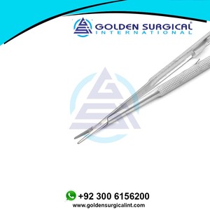 Soporte de aguja TC Castroviejo recto de 9 pulgadas con mango redondo de bloqueo instrumentos de cirugía operativa - Product Image 5