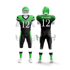 Best Quality Genuine Polyester American <b>Football</b> <b>Sets</b> Wholesale Quick Dry Moisture Wicking Uniforms for Adults Breathable - Product Image 5