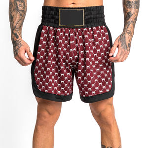 Short de boxe Venom - Mehroon/Burgundy pour combats intenses et short de combat MMA Victory pour les États-Unis - Product Image 1