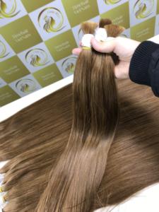 Cheveux humains vierges de qualité supérieure blancs de luxe vietnamiens pour les extensions bonestraight 60c usine de matières premières blondes - Product Image 6
