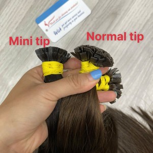 Extensiones de cabello preadheridas de queratina al por mayor, fábrica de cabello humano crudo y virgen - Product Image 5