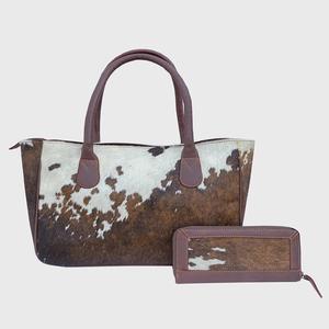 2024 bolso de mano Vintage hecho a mano para mujer con cierre de cremallera forro de poliéster billetera a juego precio al por mayor de La India - Product Image 1