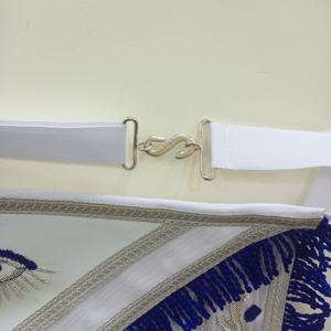 Masonic <b>Apron</b> Master Mason <b>Apron</b> White Masonic Regalia - Product Image 6