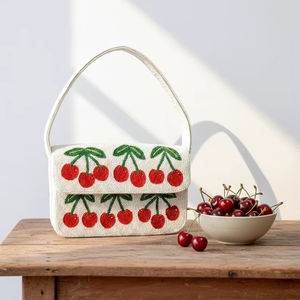 กระเป๋าถือทำมือ MS Handicraft รุ่น Ms-wc-001 ประดับลูกปัดแก้วหลากสี งานฝีมืออินเดีย รูปทรงตามสั่ง - Product Image 1