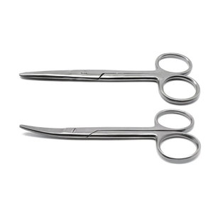 Tijeras quirúrgicas de Mayo, instrumento médico curvo de acero inoxidable de alta calidad, clase I con mango ergonómico para uso hospitalario - Product Image 5