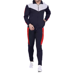 ชุดวอร์ม2ชิ้นมีฮู้ดและกางเกงวิ่งขายาวมีซิปครึ่งตัวโลโก้ออกแบบได้ตามต้องการ - Product Image 6