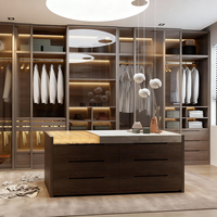 Système de dressing sur mesure BOSNiE, meubles de chambre à coucher modernes, armoire de rangement en bois, écologique, montage facile, durable