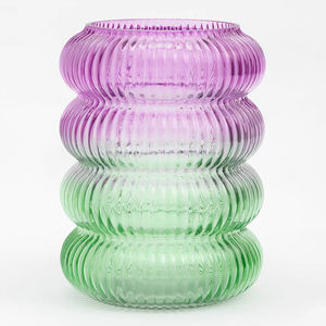 Jarrón de Vidrio Elegante de Cine, Hecho a Mano, Precio Directo de Fábrica, Decoración de Mesa de la India - Product Image 3