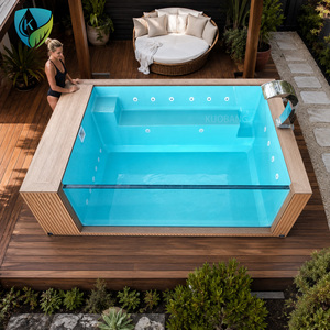 Piscina Commerciale Fuori Terra in Vetroresina 40ft per Hotel e Resort, Collezione Infinity Horizon in FRP, Grande Capacità - Product Image 6