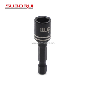 SUBORUI 1/4 pollici stinco esagonale 8mm dado magnetico impatto presa adattatore Kit cacciavite presa punta Set - Product Image 2