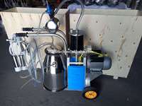 Machine à traire de vache à piston/machine à traire électrique Offre Spéciale de chèvre de buffle à un baril HJ-CM011PS