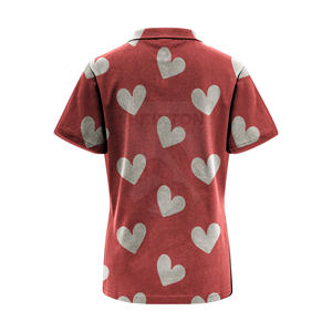 เสื้อผ้าฝ้าย/โพลีเอสเตอร์คุณภาพสูงสำหรับผู้หญิง สวมใส่สบาย ระบายอากาศได้ดี แบบถัก ดีไซน์ใหม่ล่าสุด ลายพื้นเรียบ แบบซับลิเมชั่น - Product Image 2