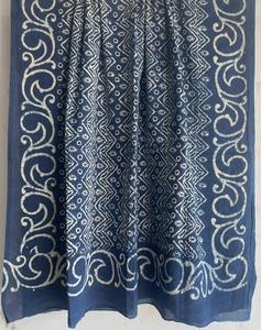 Jaipur bloque de mano impreso 100% bufanda de algodón Jaipur tradicional hecho a mano bufanda transpirable Boho Chic hecho a mano suave bufanda de algodón - Product Image 3