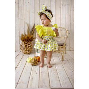 Bandana bambina dolce frutta vestito limone - Product Image 1