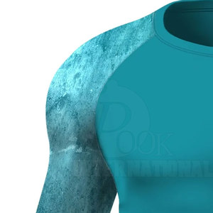 Protector de sarpullido de manga larga para mujer, traje de baño personalizado con logotipo personalizado, fabricante OEM - Product Image 6
