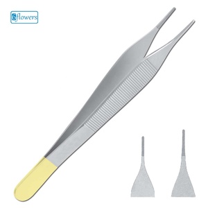 แหนบผ่าตัด Adson 0.5 มม. สแตนเลสสตีล สำหรับการผ่าตัดทั่วไป ได้รับการรับรองมาตรฐาน CE ระดับ I เครื่องมือผ่าตัดแบบใช้มือ ราคาขายส่ง - Product Image 1