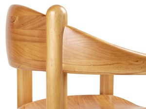 Silla de comedor con brazo de madera maciza de teca de diseño moderno para uso en interiores y exteriores con material de alta calidad y color natural - Product Image 2