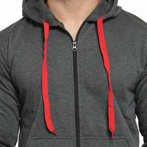 <b>Mens</b> Full <b>Face</b> Zip Hoodie Front <b>Mask</b> Design Custom Fleece Sweatshirt 100% Cotton Eco-Friendly for Streetwear Casual Use - Product Image 5