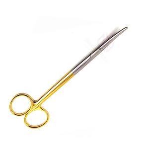 Precision <b>Surgical</b> Gum Scissors | Manual Custom 145mm Half Gold Curved Stainless Steel <b>Blade</b> CE Certified for Professional Use - Product Image 6
