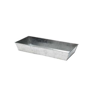 Bandeja de servicio galvanizada de forma y tamaño personalizados al por mayor de fábrica con mango de metal ecológico para uso en interiores y exteriores - Product Image 6