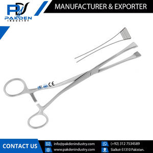 ที่หนีบมดลูกสแตนเลสคุณภาพสูงแบบกำหนดเองสำหรับ OEM สีเขียวอาร์มีเทจ ใช้พลังงานแบบแมนนวล ได้รับการรับรองมาตรฐาน CE ระดับ I สำหรับโรงพยาบาล - Product Image 5