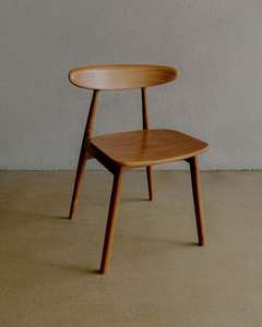 Chaise de salle à manger moderne de Style européen, meubles en bois de teck massif de haute qualité, vente complète pour meubles de chaise de salle à manger - Product Image 1