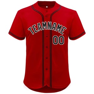Camiseta de Béisbol Transpirable Personalizada de Talla Grande para Clubes Deportivos, con Botones al Frente, Ropa de Equipo, Fabricante OEM con Logotipo Personalizado, 100% Poliéster - Product Image 6