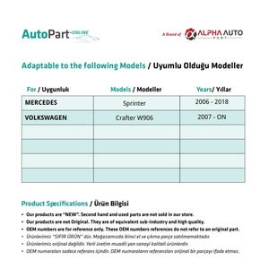Lampe de signalisation de rétroviseur-blanc-droit pour Mercedes Sprinter,Crafter W906 - Product Image 2