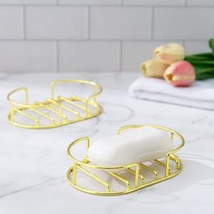 Porte-savon en aluminium élégant pour une décoration minimaliste de l'évier, offrant un rangement pratique pour le savon et une esthétique propre - Product Image 4