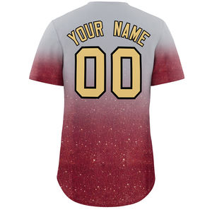 Camiseta de béisbol Unisex de talla grande personalizada, ropa deportiva transpirable que absorbe la humedad, costura personalizada, sublimación, 100% poliéster - Product Image 4