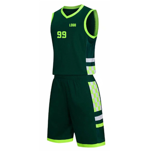 Uniforme de basket-ball en tissu 100% polyester personnalisé OEM, maillot de basket-ball de qualité supérieure fabriqué au Pakistan - Product Image 2