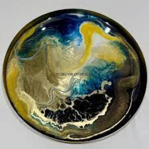 Blue And Black Color Stylish Designer Enamel Finishing Heavy Duty <b>Metal</b> Round Shape Serving And Decorative <b>Bowl</b> In Lowest Price - Product Image 6