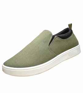 Zapatillas de deporte Convers de cuero artificial de lona ligera para hombre, zapatillas deportivas de moda con patrón geométrico de tendencia, malla para caminar sin cordones - Product Image 1