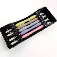 Compuesto dental del ombligo para instrumentos de relleno Juego de mango de silicona de 5 piezas Instrumentos quirúrgicos dentales de clase I certificados CE - Product Image 4
