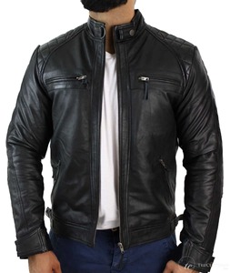 <strong>Customized</strong> <strong>Bomber</strong> <strong>Jacket</strong> <strong>Leather</strong> <strong>Jacket</strong> Men's <strong>Leather</strong> <strong>Wholesale</strong> Oem <strong>Leather</strong> Racer <strong>Jacket</strong> for Women Ladies - Product Image 4
