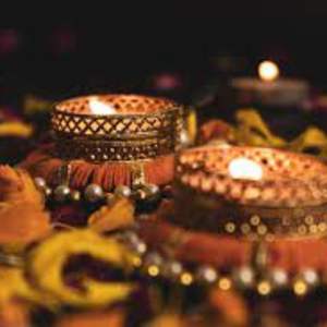 Supports de lumière de thé d'ambiance rougeoyante d'or avec le matériel de MDF et la taille adaptée aux mariages et aux événements de partie - Product Image 3