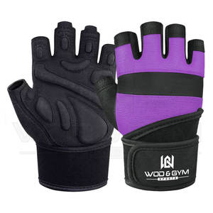 Gants d'haltérophilie personnalisés en gros Gants de gymnastique avec enveloppe de soutien du poignet Gants d'entraînement et de fitness unisexes réglables - Product Image 1