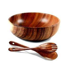 Cuenco de madera de estilo indio para cenas, utensilios de cocina de diseño clásico, calidad atractiva en la India - Product Image 5
