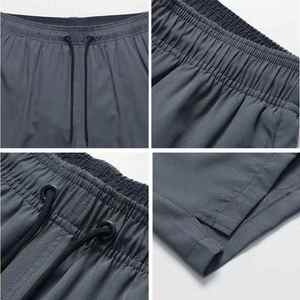 Pantalones Cortos Deportivos para Hombre, Pantalones Cortos de Gimnasio para Hombre, de Secado Rápido, para Correr, con Bolsillos con Cremallera - Product Image 5