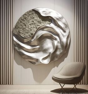 Décoration murale en métal artisanale, finition antique, décoration murale en métal vintage, décoration murale ethnique en métal, panneau mural en métal décoratif - Product Image 5