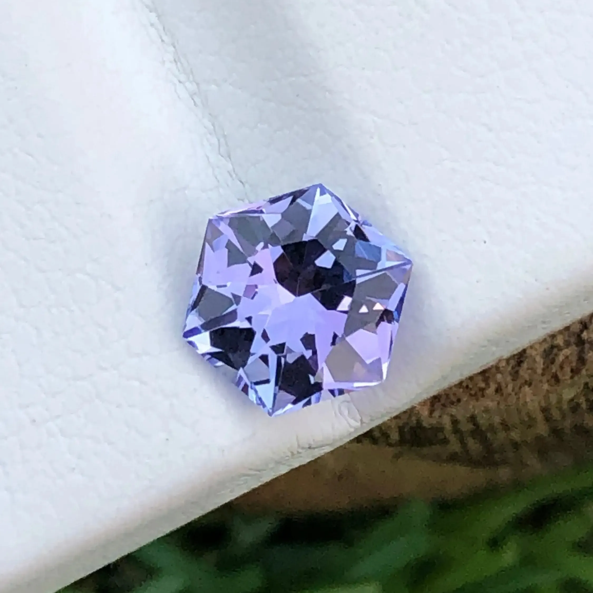 Top Grade High Quality Natural Tanzanite Hexagon Custom Design Loupe Clean 1.18 Ct Weight New Special Cut Amazing Look Gemstone